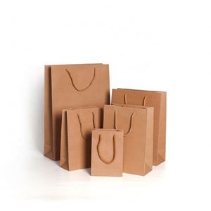 Bolsa de Papel Kraft Marrón para Alimentos, Embalaje 100% Reciclado Personalizado KM, para Regalo, Compras, Muestra Gratuita - Product Image 2