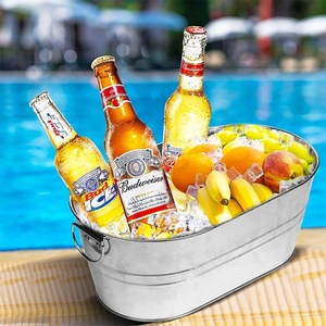 Vuông hình bầu dục 3L 5L 7L 10L <span class=keywords><strong>15L</strong></span> 20L biểu tượng tùy chỉnh truyền nhiệt lụa in mạ kẽm kim loại bia <span class=keywords><strong>Ice</strong></span> <span class=keywords><strong>Bucket</strong></span> với xử lý đối với Đảng - Product Image 4