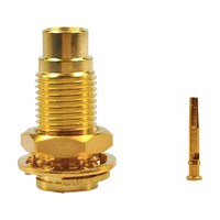 Connecteur coaxial RF MCX-KYB2 en laiton d'usine, connecteur MCX femelle pour câble RG405 RG086, connecteur MCX femelle