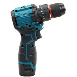 Taladro percutor Makita de 16.8V, sin escobillas, a batería, de doble velocidad, con portabrocas sin llave, para taladrar madera y hormigón, renovación del hogar - Product Image 1