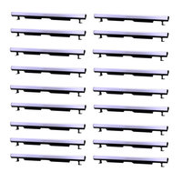 Barre de pixels LED SMD 5050 RGBW 144 pièces 3 en 1 DMX, éclairage mural 60W pour scène et événements