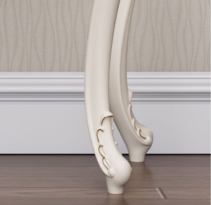 Mobile Decorativo Intagliato in Legno Massello Dorato di Lusso Europeo, Arredamento per Soggiorno in Legno Massello Elegante e alla Moda - Product Image 4