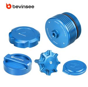 BEVINSEE Juego de 5 para <span class=keywords><strong>BMW</strong></span> N20 N26 N52 N51 N53 N54 N55 Engines Dress up Caps para <span class=keywords><strong>BMW</strong></span> E8X E9X - Product Image 1