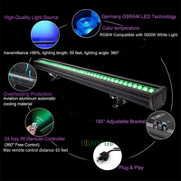 RGBW Compatible 5000K LED paisaje Luz lineal AC 120V/220V/277V IP65 barra arandela de pared RF remoto al aire libre 24V-YY-XQ8870