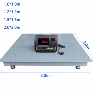 1.2*1.2-3t <span class=keywords><strong>LiveStock</strong></span> 디지털 소 계량 플랫폼 스케일 스틸 LCD 전자 바닥 저울 무게 측정 컴퓨팅 스케일 - Product Image 3