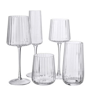 Ensemble de 6 verres à vin rouge en cristal de luxe, forme carrée, soufflés à la bouche, grande capacité, classiques, pour mariages, hôtels, fêtes - Product Image 1