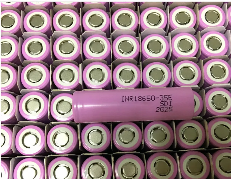 GEB free shipping home delivery 3.7V lithium ion INR18650 35E 3500mAh akku li ion rechargeable A grade 18650 3.7V battery cell
