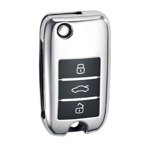 HuanYue TPU Car Key Cover For MG SAIC Models RX3 RX5 RX8 360 Foldable Key Case Protection - Product Image 2
