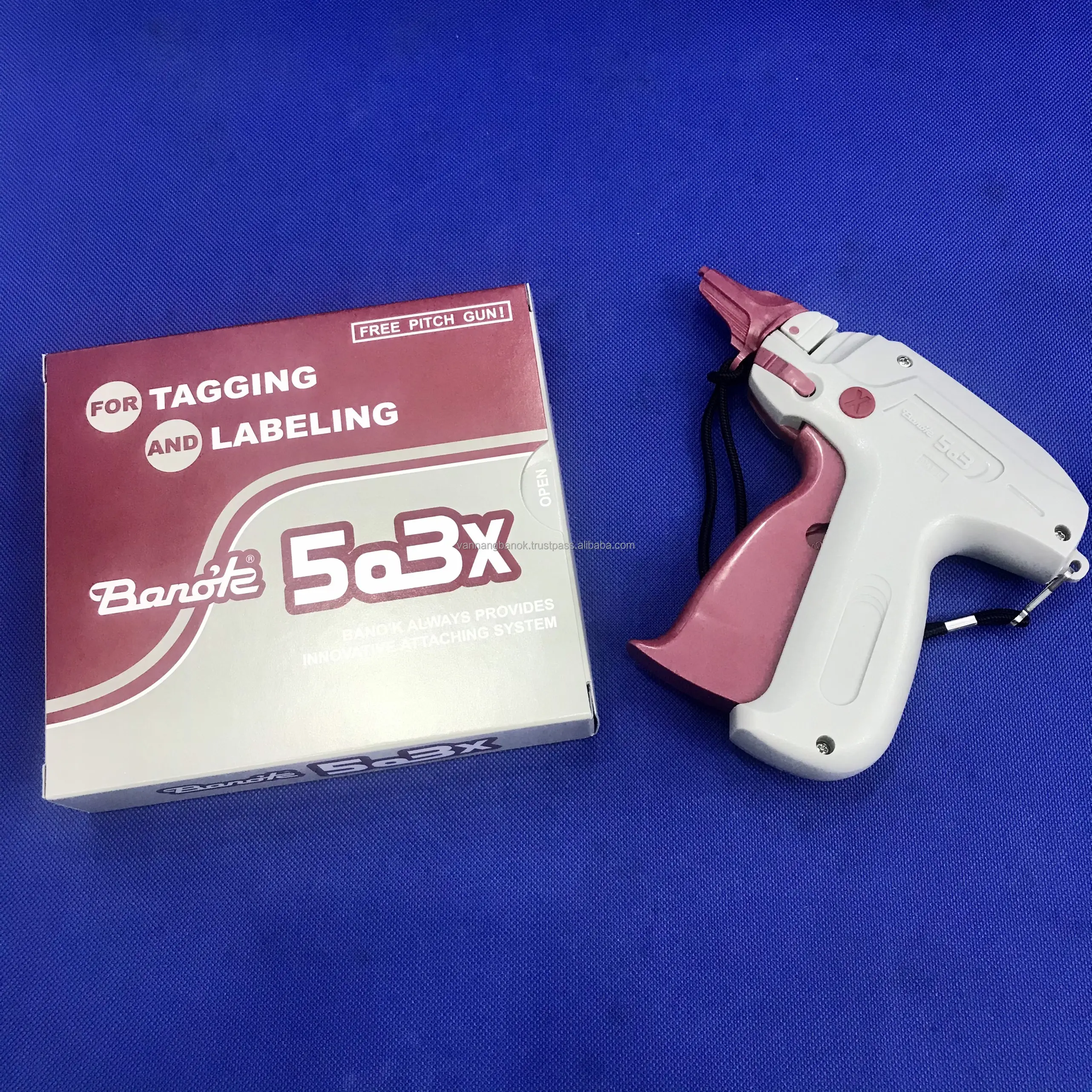 Attaching tool Bano'k 503X fine tag gun use with fine tag pin underwear thin clothes made in japan PA66 garment accessories
