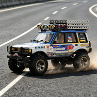 JXC LR1802 1/18 Voiture RC tout-terrain autorisée à l'échelle réelle 2.4G, camion d'escalade à moteur brushless entièrement proportionnel avec lumières