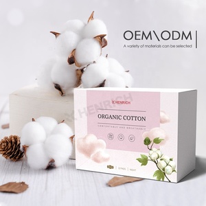 Henrich-<span class=keywords><strong>toallas</strong></span> <span class=keywords><strong>sanitarias</strong></span> ultradelgadas para mujer, compresas de algodón suave de 8 capas, compresas <span class=keywords><strong>sanitarias</strong></span> de anión para mujer - Product Image 2