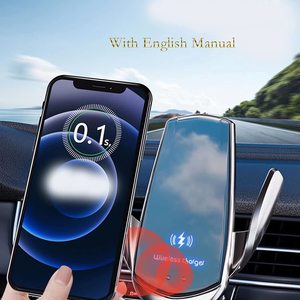 <span class=keywords><strong>Chargeur</strong></span> de voiture sans fil 15W, adaptateur à <span class=keywords><strong>induction</strong></span>, condensateur intégré, support de téléphone à charge rapide réglable pour <span class=keywords><strong>iPhone</strong></span> et téléphones mobiles - Product Image 4