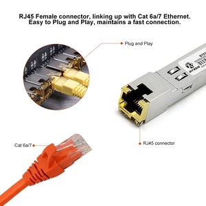 10gbase-t Ultra-Low Loss SFP-10G-T 30m SR SFP để RJ45 10 Gigabit Đồng SFP để Ethernet mô-đun Tương thích với <span class=keywords><strong>Cisco</strong></span> - Product Image 2