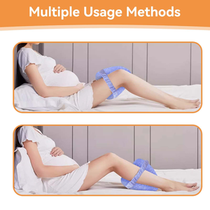 OEM bantal alas kaki bentuk kontur busa memori Sciatica ortopedi bantal kasur teknik rajut Positioner untuk tidur lutut punggung - Product Image 6