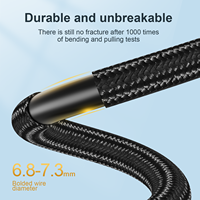 Cable HDMI 2.1 Mindpure de 48 Gbps, 8K a 60 Hz, 4K a 144 Hz, con Trenzado de Nailon, Ultra Alta Velocidad, EARC, HDR, VRR para PS5, Xbox, Sony TV, Monitor de Juegos