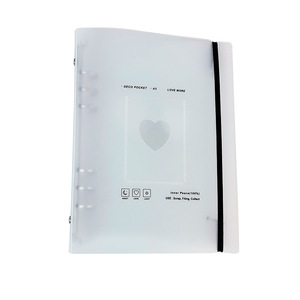 INS versión coreana A5 corazón mate plástico álbum de hojas sueltas cubierta de PP de 3 pulgadas para foto <span class=keywords><strong>Polaroid</strong></span> para chica ventilador libro de almacenamiento de <span class=keywords><strong>fotos</strong></span> - Product Image 6