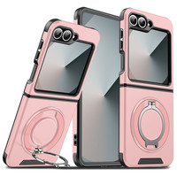 Coque de protection avec support pliable pour Samsung Z Flip 8 7 6, Z Fold 6 7 8