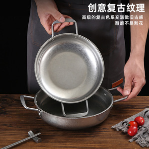 Stainless Steel Soup <b>Pot</b> Double Handle 1L <b>Induction</b> Compatible Hand Wash Only - Product Image 5