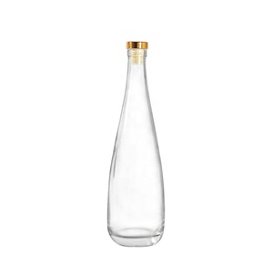 Oferta de fábrica Super Flint Vacío 330ml 500ml Botella de vidrio para whisky Brandy y Vodka Botellas de vino con corcho - Product Image 2