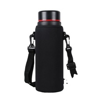 InsulatedHigh-sac à bandoulière en néoprène personnalisé pour l'extérieur, sac à bandoulière réglable pour bouteille d'eau de voyage et de randonnée