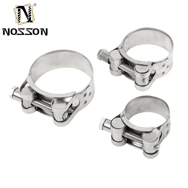 CJan strong clamp high pressure SS304/SS316 hose clamp single pin Bolts Clamps