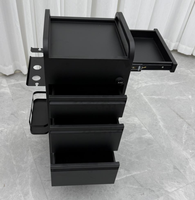 Chariot de travail de luxe Wallybeauty pour salon de coiffure, chariot de station de travail, chariots de salon, armoire métallique