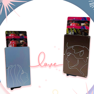 Custom Business <b>Card</b> <b>Holder</b> <b>Wallet</b> Anti-Theft Pop-up Aluminium Design with Credit <b>Card</b> Use Features - Product Image 5