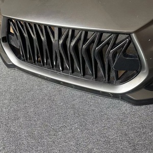 Nouvelle calandre avant en Fiber de carbone pour <span class=keywords><strong>Suzuki</strong></span> <span class=keywords><strong>Swift</strong></span> <span class=keywords><strong>Sport</strong></span> ZC33S grille de pare-chocs prise maille garniture cadre couverture accessoire de voiture - Product Image 6