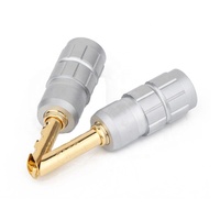 Prises de haut-parleur fiche banane 4mm de haute qualité pour audio et vidéo