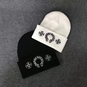 Gorro de Punto Jacquard de Algodón y Spandex con Bordado de Chrome Hearts, Nuevo <span class=keywords><strong>para</strong></span> Otoño e Invierno, <span class=keywords><strong>para</strong></span> Adultos, Hombres y Mujeres, Gorro Moderno <span class=keywords><strong>para</strong></span> <span class=keywords><strong>el</strong></span> Frío - Product Image 5