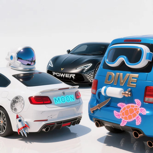 Autocollant personnalisé pour pare-chocs de voiture, logo résistant aux UV pour extérieur, décalcomanies imperméables, autocollant de transfert de lettres pour carrosserie et vitres de voiture - Product Image 6