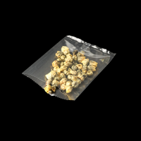 Middelgrote verzegelde matte doorschijnende frosted verdikte achteraf verzegelde verpakkingszak voor gebakken voedsel, gedroogd fruit, bloementhee, biscuit, suiker