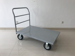 Troli Truk Tangan Kapasitas 500Kg Tugas Berat dengan Truk Platform Kastor Diameter 6 Inci - Product Image 3