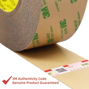 Cinta de transferencia acrílica de doble cara 3M 468MP 200MP de 0.13mm, 12 pulgadas x 60 yardas, transparente, troquelada, 3M 468MP acrílica troquelada - Product Image 2