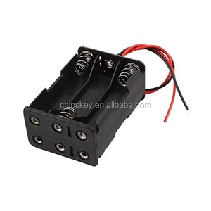 #<span class=keywords><strong>24198</strong></span> Soporte de batería 6AAA con cables BH463 Accesorio electrónico Soporte de batería de 9V - Product Image 3