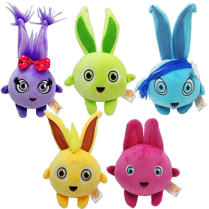 Conejo de peluche de arcoíris para niñas y niños, juguete de peluche de arcoíris para recién nacidos