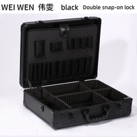 Boîte de rangement pour outils en alliage d'aluminium légère, portable, OEM, avec compartiment de maintenance