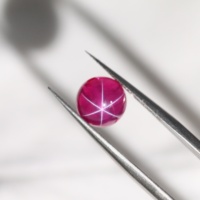 HanYu prix usine 5mm 6mm 7mm 8mm étoile rubis corindon #5 rubis sphère boules de rubis en vrac