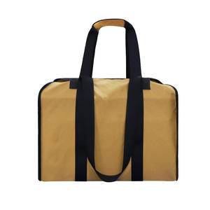 Sac fourre-tout en toile à grande capacité à double usage, solution de stockage de bois de chauffage portable pour le camping et l'exploitation forestière - Product Image 6