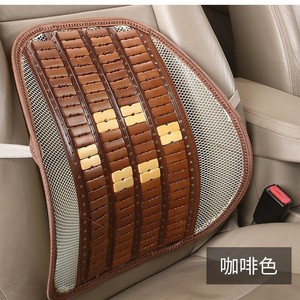 Coussin de soutien lombaire en bambou, maille respirante, utilisation en voiture ou au bureau, quatre saisons - Product Image 3