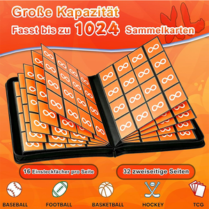 Faible MOQ, OEM, Logo Personnalisé en Relief, Album de 1024 Cartes avec 16 Poches Zippées, en Cuir PU Imperméable - Product Image 4