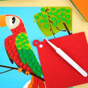 Kit de loisirs créatifs sans désordre pour les voyages, kits de bricolage tendance, cadeaux d'anniversaire, kit d'art à points EVA pour enfants, garçons et filles - Product Image 4