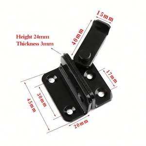 RHETECH Stainless Steel Double <b>Safety</b> Flip Gate <b>Latch</b> Door Lock Catch for Barn Doors <b>Window</b> Garage Fence - Product Image 5