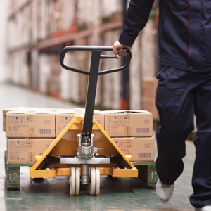 3000Kg Capaciteit Nylon Wielen Vrachtwagenbreedte 550Mm Lengte 1150Mm Handmatige Hydraulische Push <span class=keywords><strong>Pallet</strong></span> Truck Jack <span class=keywords><strong>Trolley</strong></span> - Product Image 5