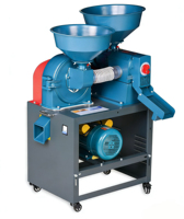 Chaîne complète de traitement du riz automatique pour usine : Nettoyeur préalable + Décortiqueuse + Polisseuse pour petites usines