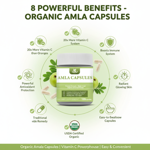 Integratore Naturale di Estratto di <span class=keywords><strong>Amalaki</strong></span>, Estratto di Amla, Integratore Naturale di Vitamina C con Antiossidanti, Polifenoli, Capsule di Frutto di Amla - Product Image 3