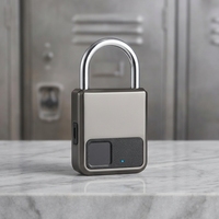 Nouveau cadenas intelligent sans clé à empreinte digitale en alliage de zinc étanche pour la maison, l'extérieur, la salle de sport, les casiers et les voyages