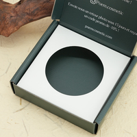 Caja de almacenamiento de sombrero verde oscuro personalizada caja de almacenamiento de sombrero inserto de sujeción embalaje duradero para sombreros diseño de impresión de logotipo personalizado