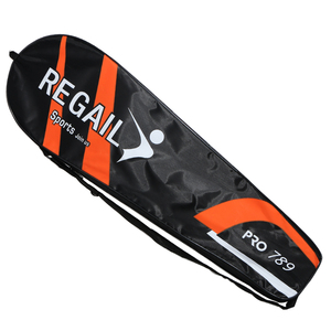 Raquettes de badminton Regail, 2 raquettes et 3 volants de badminton dans un tube en acier, raquette de badminton - Product Image 5
