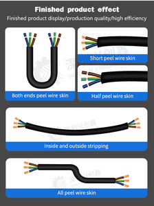 Wire <b>Stripping</b> <b>Machine</b> Automatic <b>Cable</b> Manufacturing Equipment 8 Wires Cutting and <b>Stripping</b> <b>Machine</b> - Product Image 4